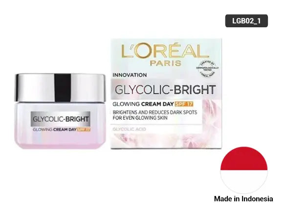 Loreal Glycolic Bright Glowing Day Cream SPF17 50ml